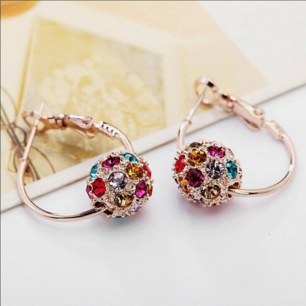 Austrian Crystal "Have-a-Ball" Earrings